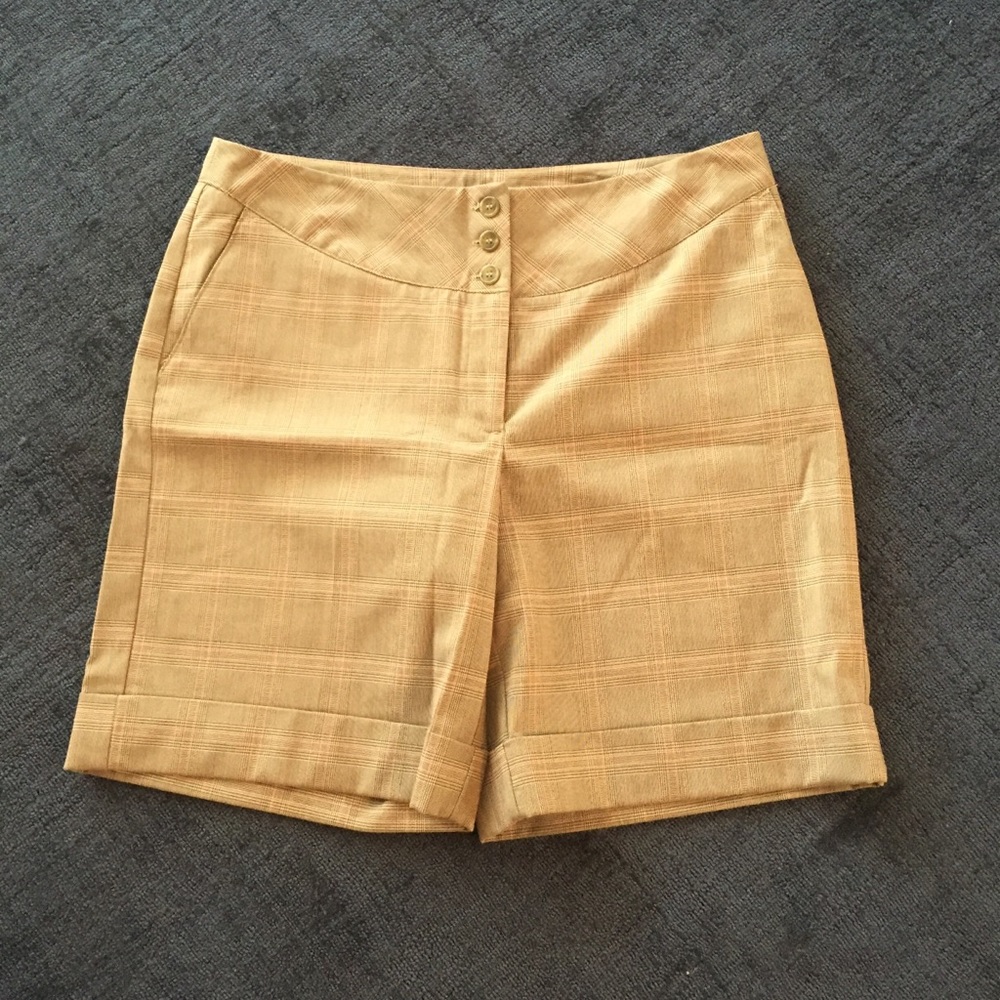 Worthington Plaid Bermuda Shorts - Sz 10